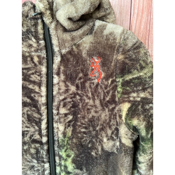 REALTREE Toddler Camo Hooded Fleece Coverall 3 Months (Bx 6) - Picture 6 of 10